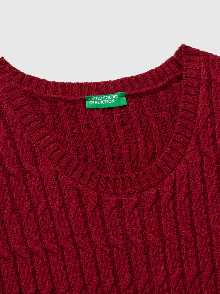 SLEEVELESS SWEATER Mädchen image number 3